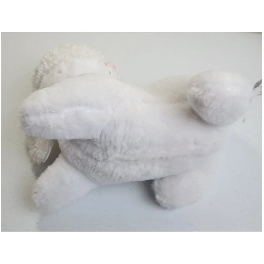 Puppy Surprise Poodle Plush Toy 2017 no babies Stuffed Animal Dog White Pink 12